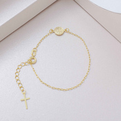 Pulsera san benito 16,5cms...