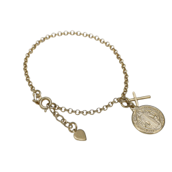 Pulsera san benito+cruz...