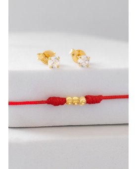 Pulsera Tejida Winner Roja...
